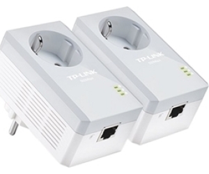Adaptador Powerline TP-Link TL-PA4010P KIT 600Mbps/ Alcance 300m/ Pack de 2