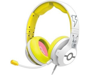 Auriculares micro gaming hori pro pikachu pop white supraural -  40mm -  jack 3.5mm -  cancelacion de ruido