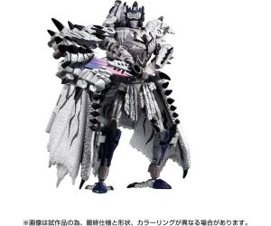 Figura hasbro transformers monster hunter silver rathalos prime
