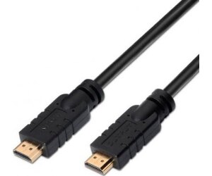 Cable Hdmi Aisens Alta Velocidad Con Repetidor A/m-a/m Negro 30m