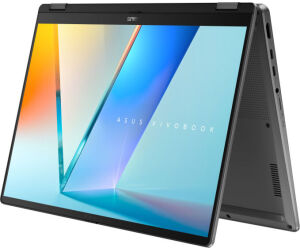 Portatil asus vivobook flip oled tp3407sa - ql064w intel core ultra 7 258v 14 pulgadas tactil 32gb ssd1tb w11