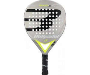 Pala de Pádel Bullpadel Brave 3.0 2021/ Gris y Amarilla