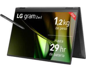 Portátil LG Gram 14T90S-G.AA75B Intel Core Ultra 7-155H/ 16GB/ 512GB SSD/ 14" Táctil/ Win11