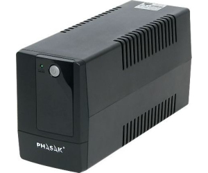 SAI Línea Interactiva Phasak Basic Interactive 600 VA/ 600VA-360W/ 2 Salidas/ Formato Torre