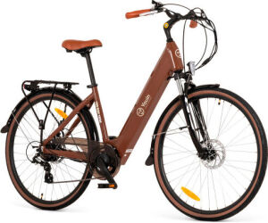 Youin Youride Viena - Paseo - Rueda 28” - Bateria Integrada Y Extraible - Ocre