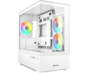 Caja Gaming Matx Sharkoon Mk6 Rgb 3xvent 120mm 2xusb Sn Fuente Blanco