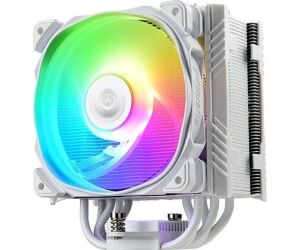 Ventilador disipador cpu gaming enermax ets - t50a - w - argb para intel amd argb 1x12cm blanco