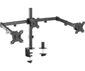 Soporte de Mesa para 3 Monitores Aisens DT27TSR-061/ Giratorio/ Inclinable/ hasta 7kg