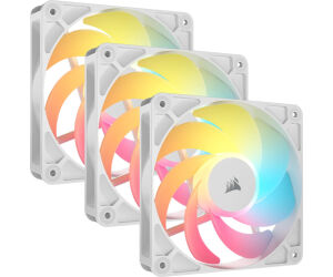 Corsair RS120-R ARGB Carcasa del ordenador Ventilador 12 cm Blanco 3 pieza(s)
