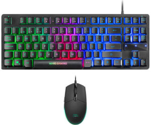 Pack Gaming Mars Gaming MCPWTKL/ Teclado Inalámbrico + Ratón Inalámbrico + Alfombrilla