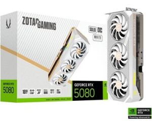 Tarjeta GrÁfica Zotac Rtx 5080 Solid Oc White 16gb