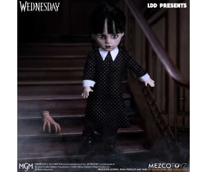 Figura mezco toys living dead dolls wednesday addams 25 cm