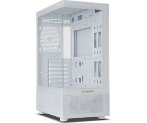 Caja Nox Hummer Vision Semitorre Compacta Blanca Usb3.0