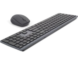 Combo Teclado Raton Gembird Business Slim Retroiluminado Inalambrico Pt Negro