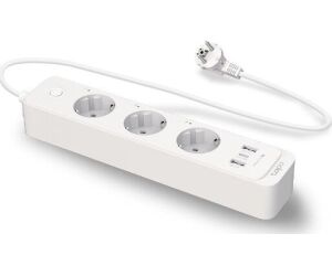 Tp-link Regleta 3 Enchufes Inteligente Wifi + Usb Tapo P300