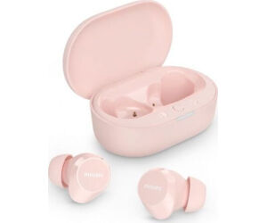 Auriculares Bluetooth Philips TAT1209 con estuche de carga/ Autonomía 6h/ Rosas