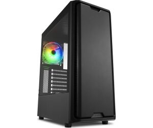 Caja Atx Sharkoon Sk3 2xusb3.0 Sin Fuente Rgb Negro