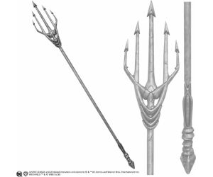 Replica the noble collection dc justice league tridente aquaman escala 1 - 1 186 cm