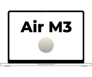 Apple Macbook Air 15" / M3 8-Core CPU/ 8Gb/ 256Gb SSD/ 10-Core GPU/ Blanco Estrella