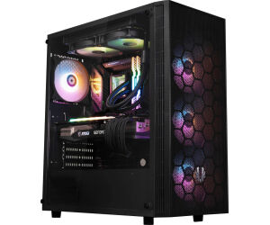 Caja Semitorre Atx Hades F-rgb Negro Bitfenix