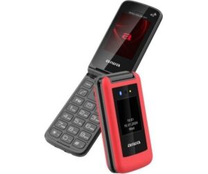 Teléfono Móvil Aiwa FP-30-4G RD para Personas Mayores/ Rojo