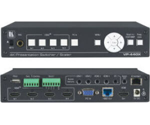 Kramer Vp-440x 18g 4k Presentation Switcher/scaler With Hdbaset & Hdmi Simultaneous Outputs
