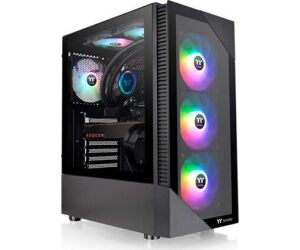Caja Thermaltake View 200 Tg Argb Atx 2xusb 3.2 Sin Fuente Negro