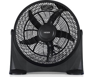 Ventilador De Suelo Semi Industrial Hover Wind Negro Haeger