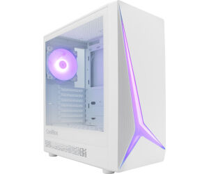 Caja Semitorre Atx Ga450 Star Light Rgb Blanco Coolbox