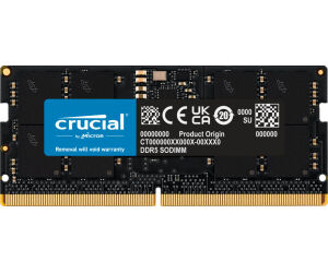 Crucial CT16G48C40S5 16GB soDIMM CL40 4800MHz DDR5