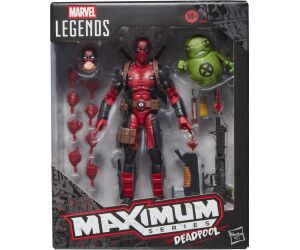 Figura hasbro marvel legends maximum series deadpool