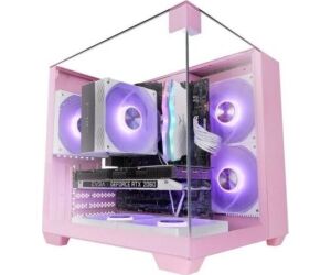 Caja Gaming Semitorre Mars Gaming MC-VISIONM/ Rosa