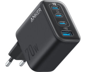 Cargador De Pared Anker Zolo 70w 4 Puertos Pd 3.0