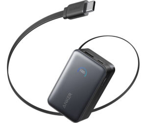 Powerbank Anker Nano 10000 Mah 45w Con Cable Usb-c Retractil