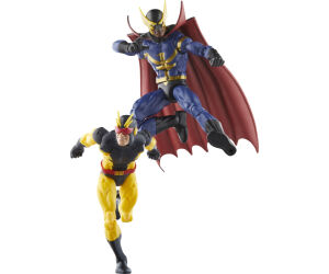 Pack 2 figuras hasbro marvel legends series nighthawk & blur