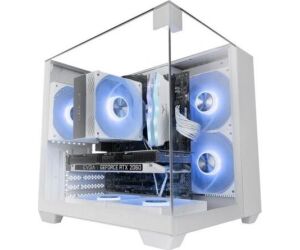 Caja Gaming Semitorre Mars Gaming MC-VISIONM/ Blanca