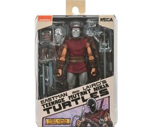 Figura neca teenage mutant ninja turtles mirage comics foot ninja classic colors scale action 18cm