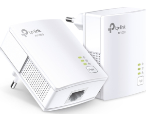 Adaptador Powerline TP-Link TL-PA7017Kit 1000Mbps/ Alcance 300m/ Pack de 2