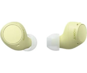 Auriculares Bluetooth Sony WF-C510 con estuche de carga/ Autonomía 5h/ Amarillos