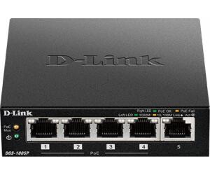 D-Link DGS-1005P Switch 5xGB 4xPoE