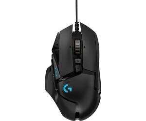 Ratón Gaming Logitech G502 Hero/ Hasta 25600 DPI/ Negro