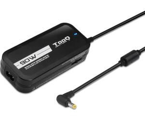 Cargador de Portátil TooQ TQLC-90BS02M/ 90W/ Manual/ 12 Conectores/ Voltaje 15-24V/ 1 USB