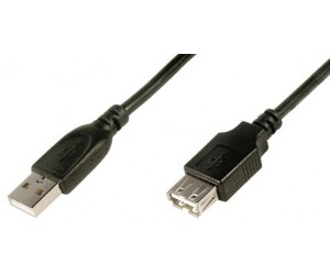 Cable USB A-A M/H 3m.