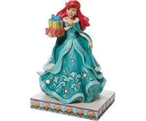 Figura enesco disney la sirenita ariel con regalos