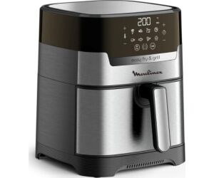 Freidora por Aire / Sin Aceite Moulinex Easy Fry & Grill/ 1550W/ Capacidad 4.2L