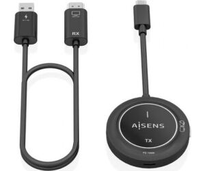 Cargador Usb-c A Hdmi Inalambrico Aisens 1080p 30m + Usb-c Pd 100w Negro