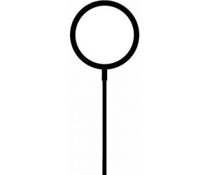 Cargador apple magsafe 20w usb tipo c carga rapida inalambrica -  blanco