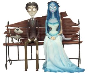 Set figuras sd toys la novia cadaver emily y victor