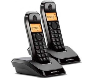 MOTOROLA S1202 Telefono DECT DUO Negro