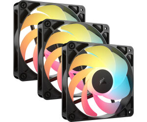 Corsair RS120-R ARGB Carcasa del ordenador Ventilador 12 cm Negro 3 pieza(s)